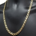8.6MM 10k Yellow Handmade Gourmette Gold Chain MGC-055 Coeur Cult Core