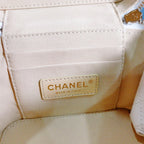 Chanel Chain Bar Vanity with Chain 22S Quilted Calfskin Small Coeur Cult Core