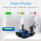 XiaoR GEEK GFS-X crawler-type AI programmable robot car with Raspberry Pi 4B 4G development kits Coeur Cult Core