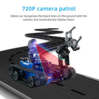 XiaoR GEEK GFS-X crawler-type AI programmable robot car with Raspberry Pi 4B 4G development kits Coeur Cult Core