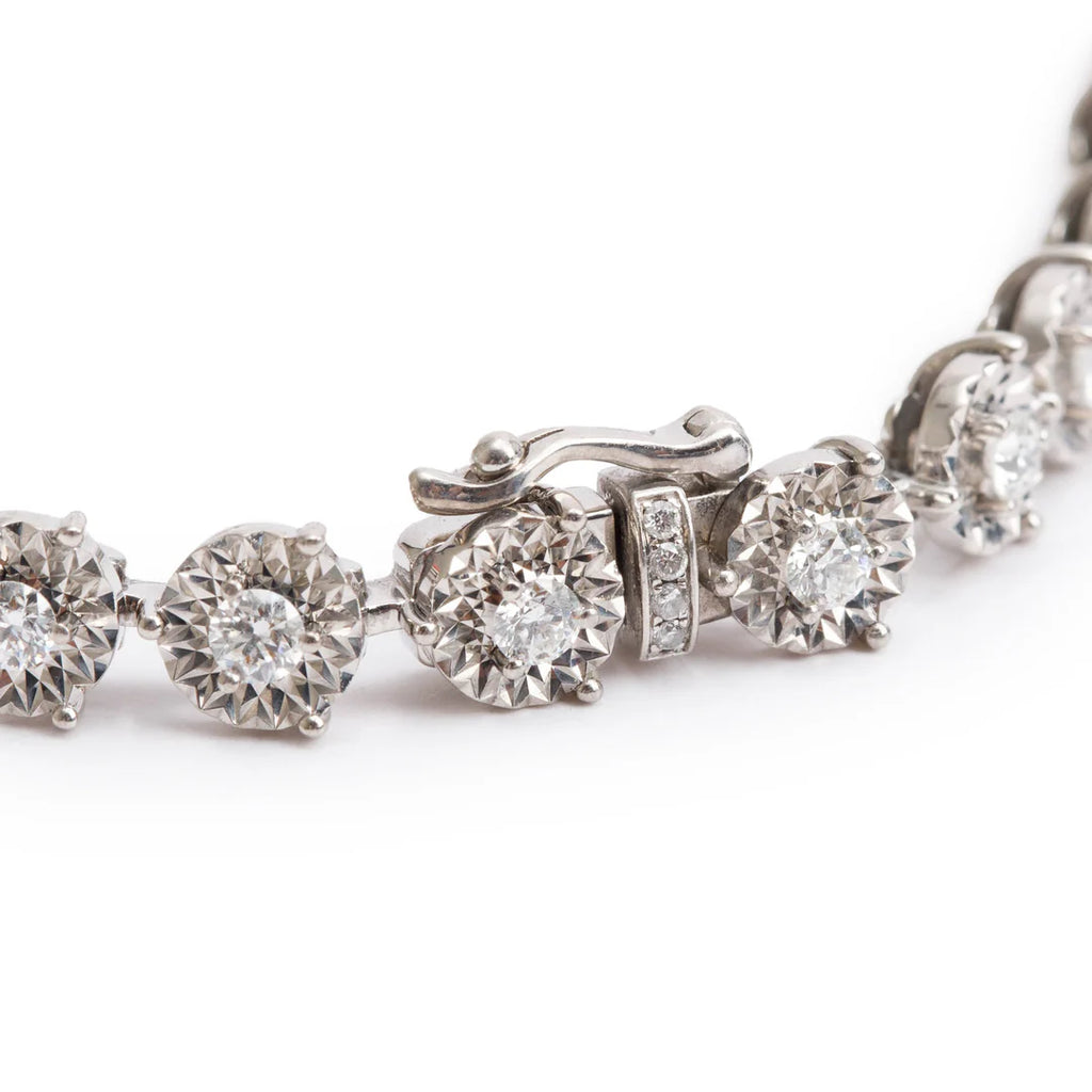 18k White Gold 1.31 tcw. Diamond Tennis Bracelet