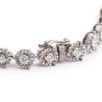 18k White Gold 1.31 tcw. Diamond Tennis Bracelet