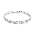 18k White Gold 1.82 tcw. Diamond Link Bracelet
