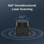 LD19 D500 LiDAR Developer Kit, 360 DToF Laser Scanner, Supports ROS1/2, Raspberry Pi & Jetson Nano