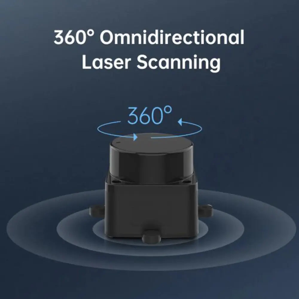 LD19 D500 LiDAR Developer Kit, 360 DToF Laser Scanner, Supports ROS1/2, Raspberry Pi & Jetson Nano