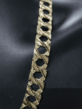 15mm 10k Jumbo Yellow Handmade Gourmette Gold Chain NEW, Size: 20 Coeur Cult Core