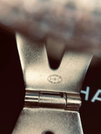 Chanel 17B light gold crystal cuff bracelet Coeur Cult Core