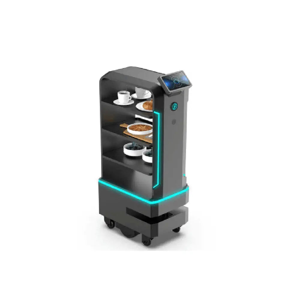 ATEAGO F2 ROS AI Robot Self-Driving Mobile Food Delivery Waiter Porter For Catering Service Transport Service