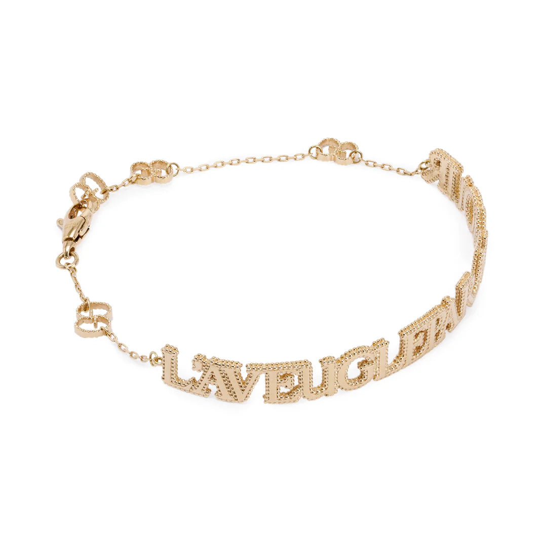 18k Yellow Gold L'Aveugle Par Amour Bracelet