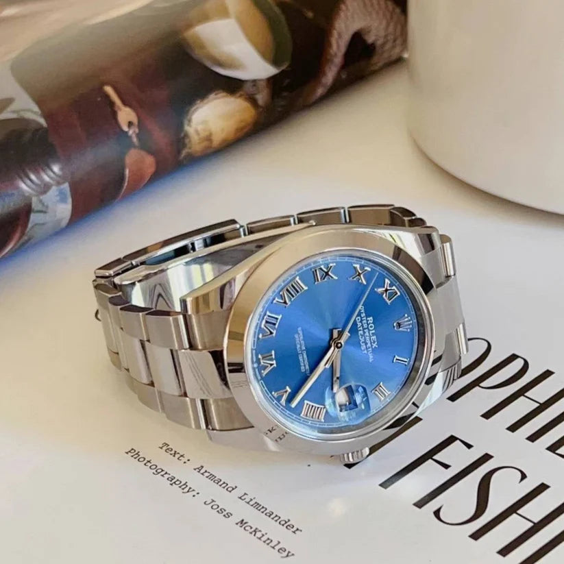 Rolex 2022 Datejust 41 BLUE ROMAN 116300 Coeur Cult Core