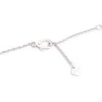 18k White Gold Diamond Coco Pendant Necklace