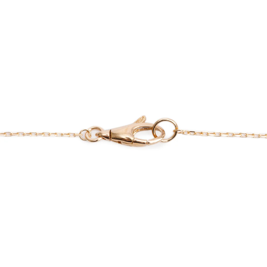 18k Rose Gold Diamond Flora Necklace w/ Box