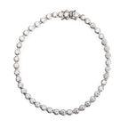 18k White Gold 5.0 tcw. Diamond Tennis Bracelet