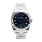 Stainless Steel Oyster Perpetual 36 MM Watch Blue Dial 116000 w/ Box &amp; Papers
