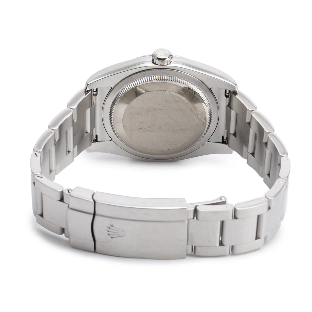 Stainless Steel Oyster Perpetual 36 MM Watch Blue Dial 116000 w/ Box &amp; Papers