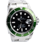 Stainless Steel Submariner Date 'Kermit' 40 MM Watch 16610T w/ Box Coeur Cult Core