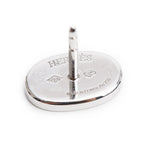 18k White Gold Diamond Chaine D'Ancre Contour Stud Earrings w/ Box