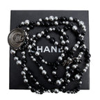Ruthenium Faux Pearl &amp; Crystal Supermarket Soup Can Necklace w/ Box