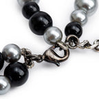 Ruthenium Faux Pearl &amp; Crystal Supermarket Soup Can Necklace w/ Box