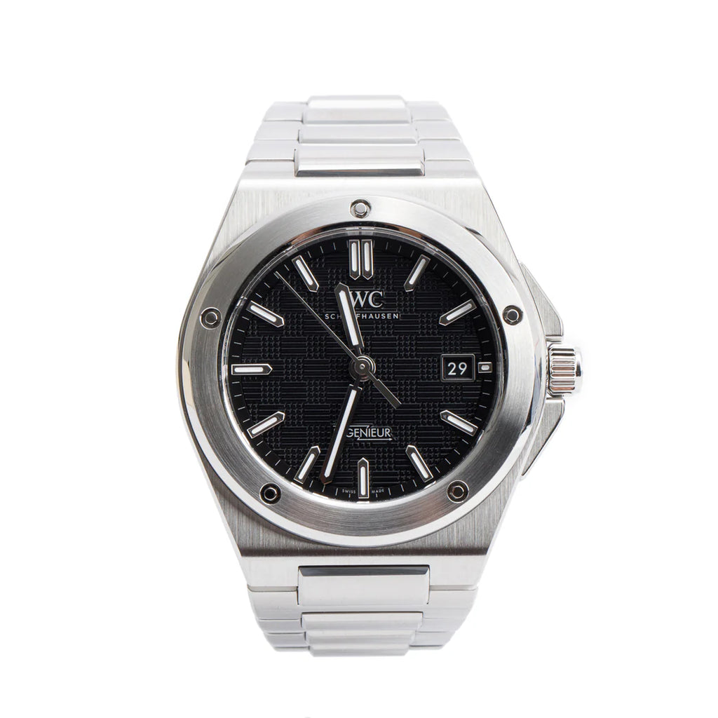 Stainless Steel Ingenieur 40 MM Automatic Watch Black Dial 3289 w/ Box