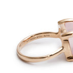 Paloma Picasso 18k Rose Gold Rose Quartz Sugar Stacks Ring, Size 6 w/ Box