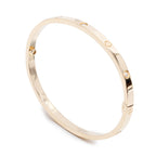 2023 18k Yellow Gold 6 Diamond Love Bracelet, Small Model, Size 16 w/ Box, Receipt &amp; Certificate Coeur Cult Core
