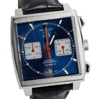 Stainless Steel Monaco 39 MM Automatic Chronograph Watch CAW2111-0 w/ Box