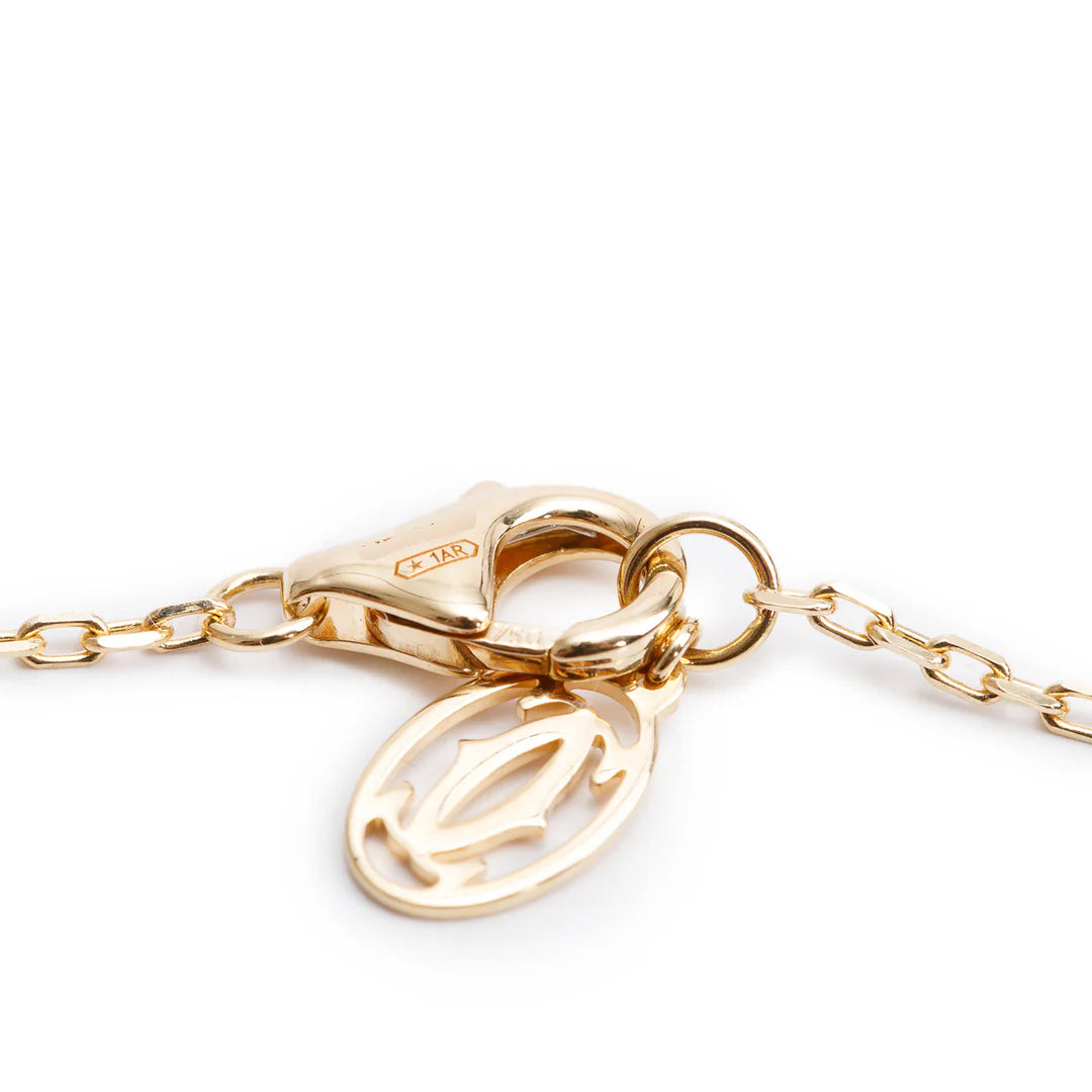 2023 18k Yellow Gold Diamond Juste Un Clou Pendant Necklace w/ Box &amp; Certificate