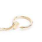 2023 18k Yellow Gold Diamond Juste Un Clou Pendant Necklace w/ Box &amp; Certificate