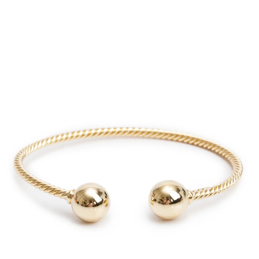 18k Yellow Gold Solari Cablespira 2.6 MM Bracelet w/ Box