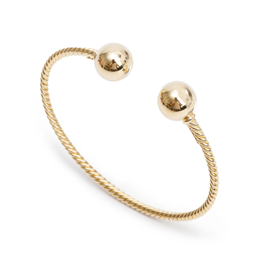 18k Yellow Gold Solari Cablespira 2.6 MM Bracelet w/ Box