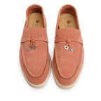 Ancient Blush Suede Summer Charms Walk Loafers, Size 37 w/ Box