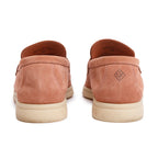 Ancient Blush Suede Summer Charms Walk Loafers, Size 37 w/ Box