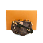 2020 Monogram Khaki Multi-Pochette Accessoires w/ Box Coeur Cult Core