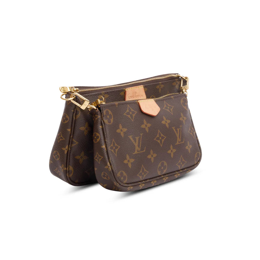2020 Monogram Khaki Multi-Pochette Accessoires w/ Box Coeur Cult Core