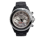 Titanium &amp; Black Ceramic J12 41 MM Automatic Chronograph Watch w/ Box &amp; Papers