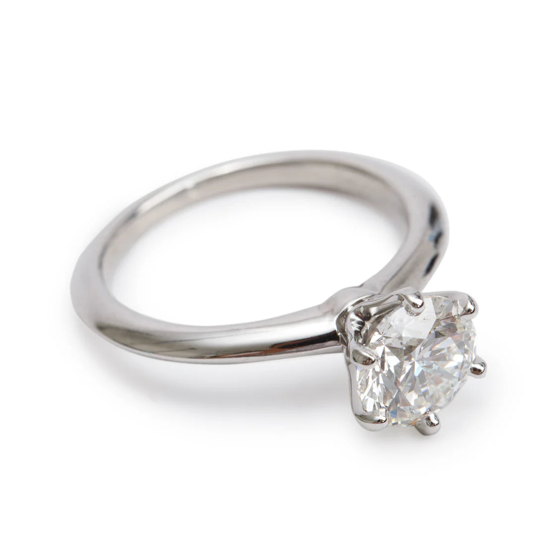 Platinum 1.44 ct. Diamond Solitaire Engagement Ring, Size 5.5