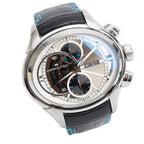 Stainless Steel Jazzmaster Face 2 Face II Automatic Chronograph Watch H32866781 w/ Box &amp; Papers