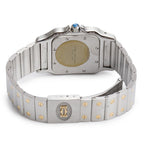 Stainless Steel &amp; 18k Yellow Gold Santos De Galbee Quartz Watch, Medium Model 1566 w/ Box &amp; Papers Coeur Cult Core