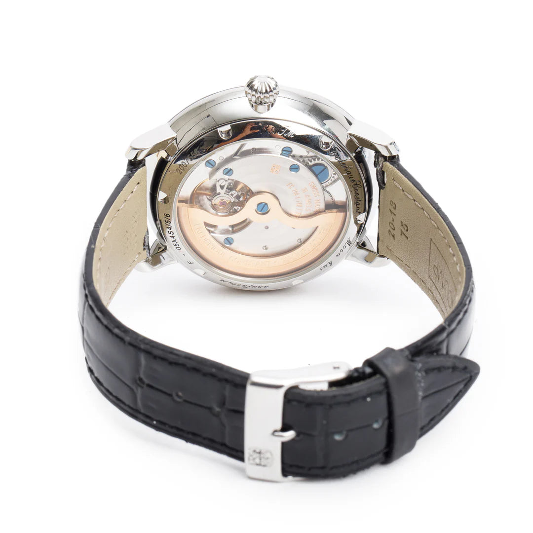 Stainless Steel Slimline 42 MM Moonphase Automatic Watch w/ Box &amp; Papers Coeur Cult Core