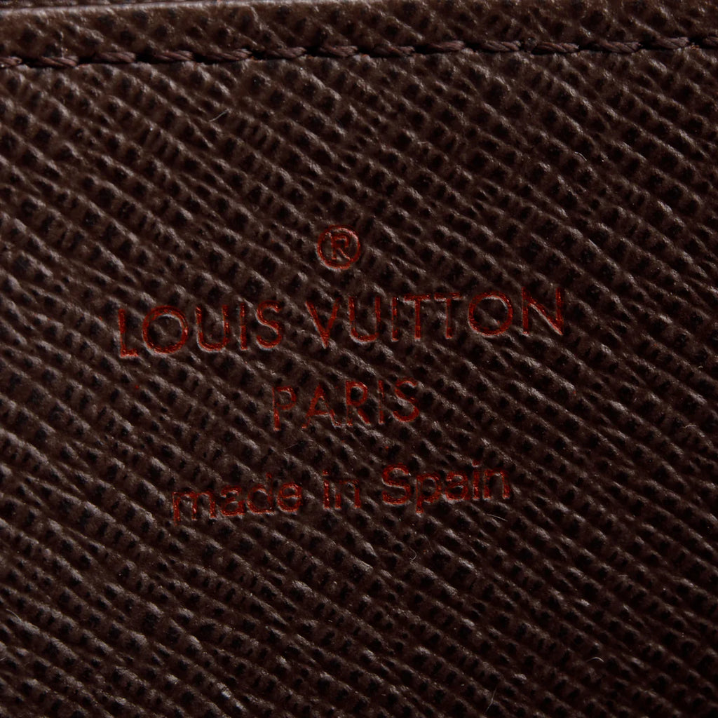 Damier Ebene Zippy Wallet