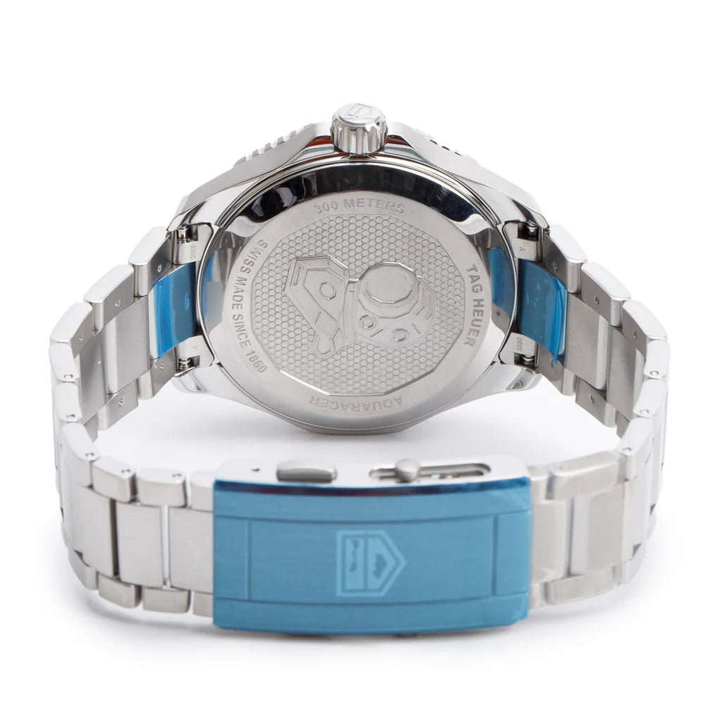 Stainless Steel Aquaracer Professional 300M GMT 42 MM Automatic Watch Blue Dial WBP5114 w/ Box &amp; Papers