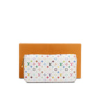 White Multicolore Monogram Zippy Wallet w/ Box Coeur Cult Core