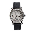 Stainless Steel Diamond Happy Sport 30 MM Automatic Watch w/ Box