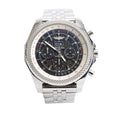 Stainless Steel Bently 6.75 49 MM Automatic Chronograph Watch A44364 w/ Box &amp; Papers
