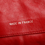 Vintage Red Quilted Lambskin Leather Tassel Camera Bag Coeur Cult Core