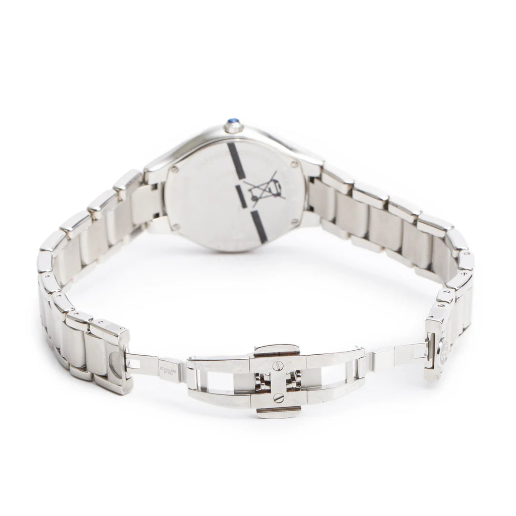 Stainless Steel Diamond Bezel Mother of Pearl Diamond Dial Noemia 32 MM Quartz Watch 5132 w/ Box