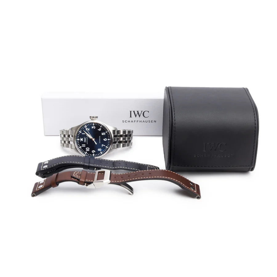 Stainless Steel Big Pilot 43 MM Automatic Watch Blue Dial IW329304 w/ Box