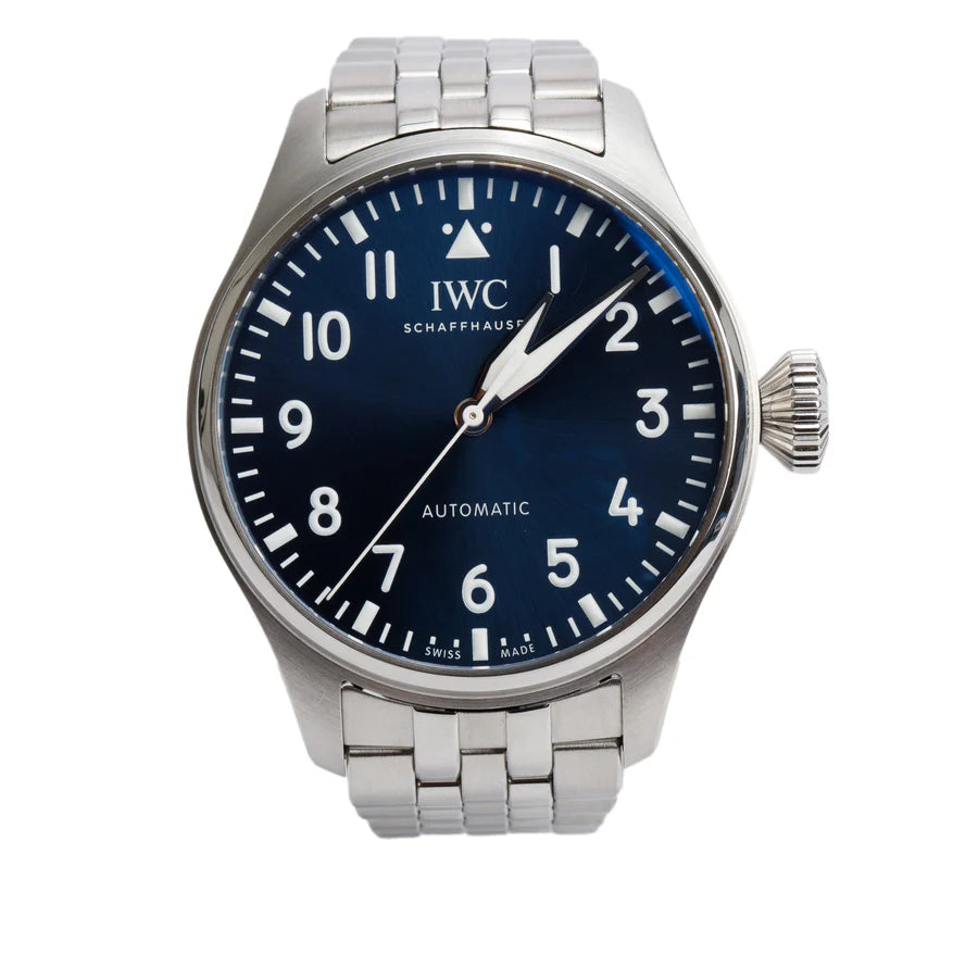 Stainless Steel Big Pilot 43 MM Automatic Watch Blue Dial IW329304 w/ Box