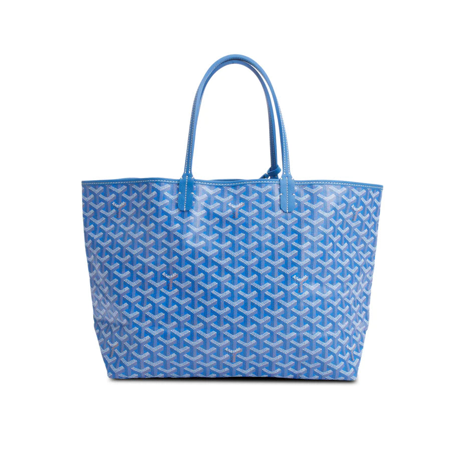 Blue Monogram Canvas Saint Louis Tote PM w/ Pouch Coeur Cult Core